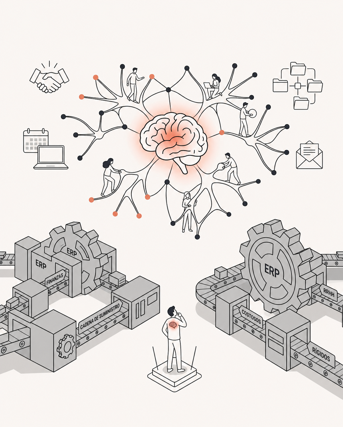 Procesos humanos vs procesos de empresa ERP