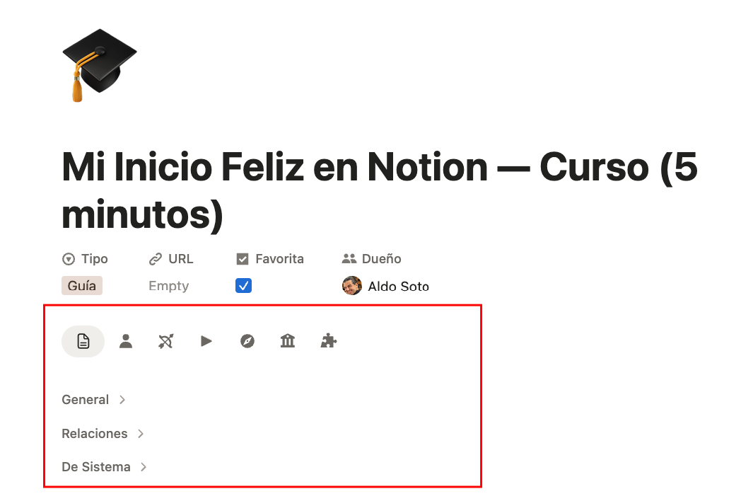 Nuevo layout de una página en Happy Brain 2.0